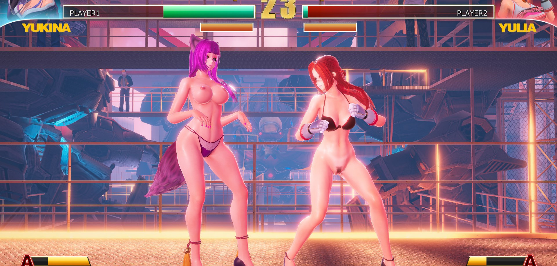 Sexual fighting games