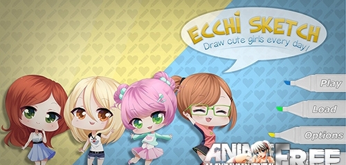 Ecchi Sketch: Draw Cute Girls Every Day! [2017] [Uncen] [ADV, VN] [ENG] H-Game