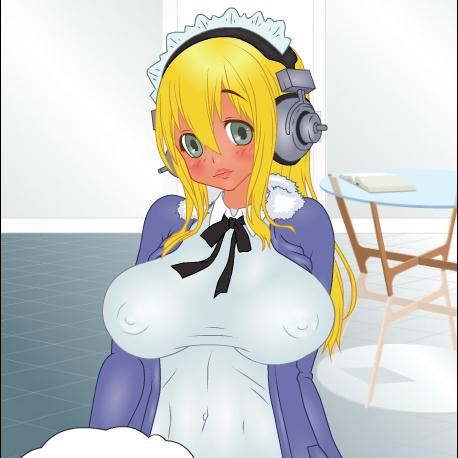 Undress the maid himself a nice little Sony
