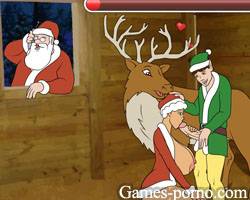 Порно flash игры: Санта клаус