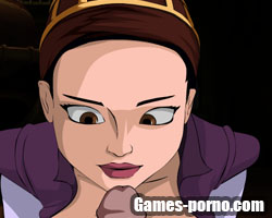 Порно игра: Звездные войны: Минет от Падме играть онлайн на Ялда Геймс
