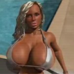 3D Strip poker with big Tits Melissa