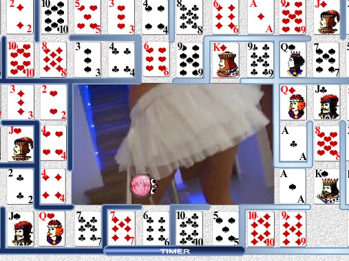 Card game depraved poker with a stripper